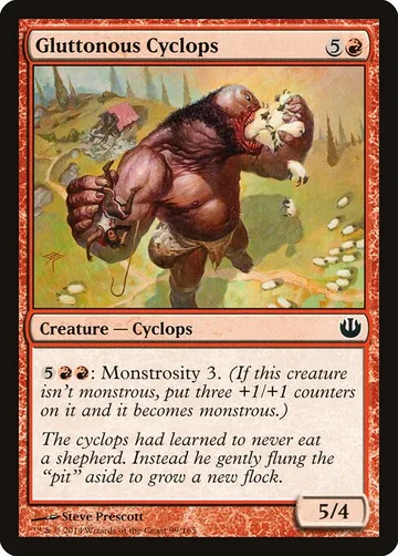 Gluttonous Cyclops 99, carta de Magic: The Gathering de Journey into Nyx