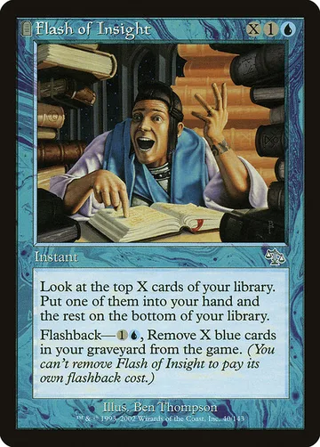 Flash of Insight 40, carta de Magic: The Gathering de Judgment