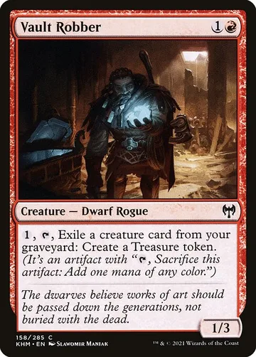 Vault Robber 158, carta de Magic: The Gathering de Kaldheim