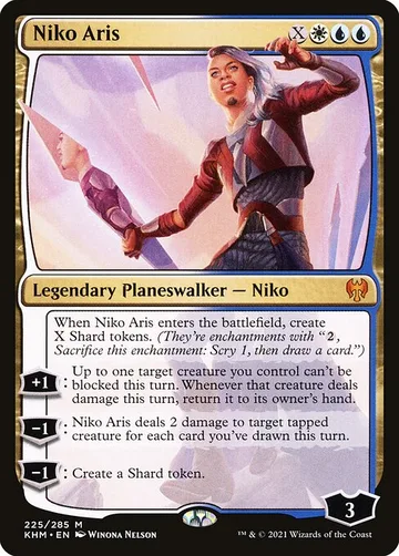 Niko Aris 225, carta de Magic: The Gathering de Kaldheim