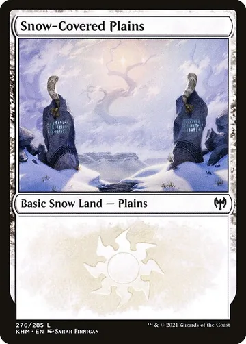 Snow-Covered Plains 276, carta de Magic: The Gathering de Kaldheim