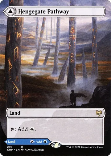 Hengegate Pathway // Mistgate Pathway 293, carta de Magic: The Gathering de Kaldheim