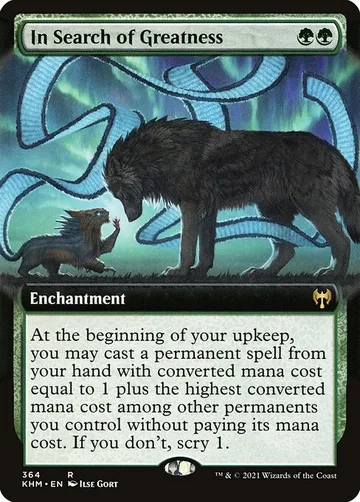 In Search of Greatness 364, carta de Magic: The Gathering de Kaldheim