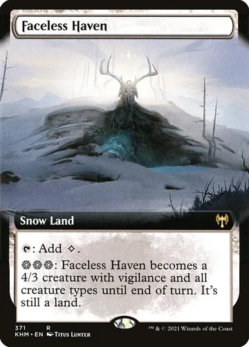 Faceless Haven 371, carta de Magic: The Gathering de Kaldheim