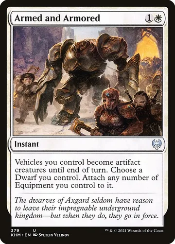 Armed and Armored 379, carta de Magic: The Gathering de Kaldheim