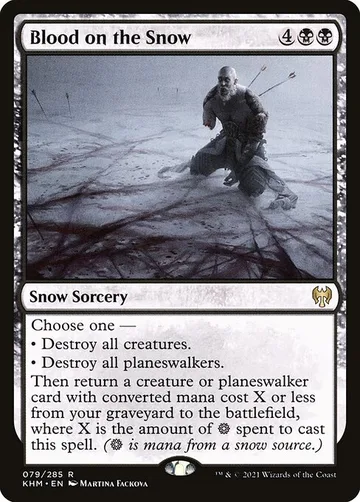 Blood on the Snow 79, carta de Magic: The Gathering de Kaldheim