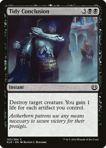 Tidy Conclusion 103, carta de Magic: The Gathering de Kaladesh