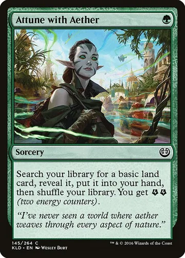 Attune with Aether 145, carta de Magic: The Gathering de Kaladesh