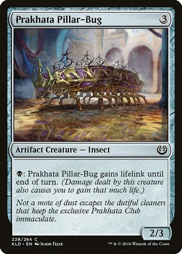 Prakhata Pillar-Bug 228, carta de Magic: The Gathering de Kaladesh