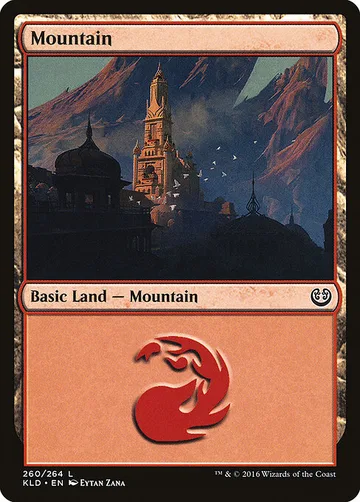 Mountain 260, carta de Magic: The Gathering de Kaladesh