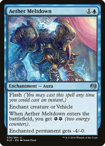 Aether Meltdown 36, carta de Magic: The Gathering de Kaladesh
