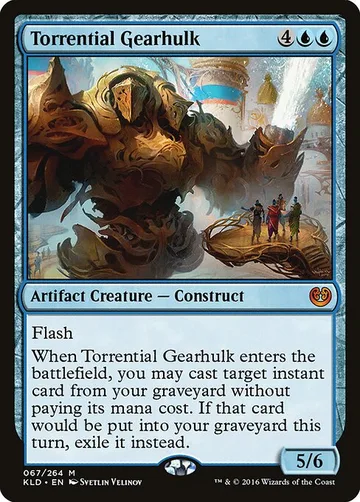 Torrential Gearhulk 67, carta de Magic: The Gathering de Kaladesh