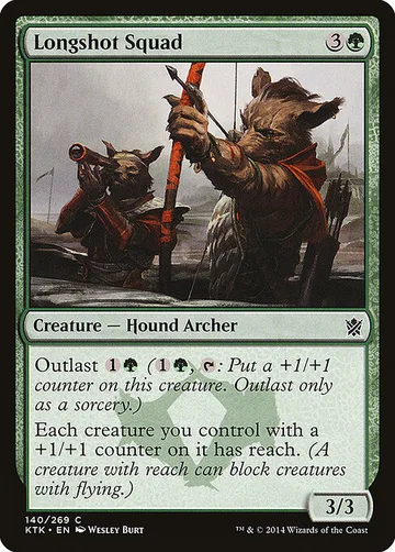 Longshot Squad 140, carta de Magic: The Gathering de Khans of Tarkir