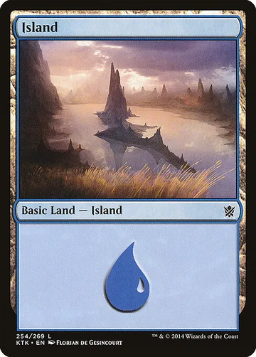 Island 254, carta de Magic: The Gathering de Khans of Tarkir