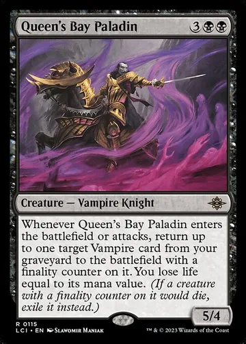 Queen's Bay Paladin 115, carta de Magic: The Gathering de The Lost Caverns of Ixalan