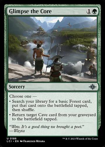 Glimpse the Core 186