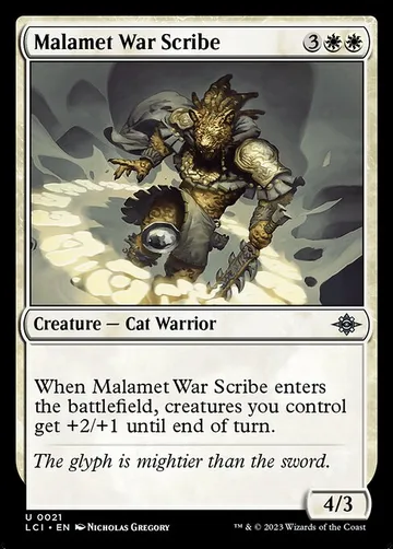 Malamet War Scribe 21