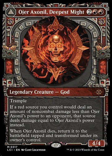Ojer Axonil, Deepest Might // Temple of Power 317, carta de Magic: The Gathering de The Lost Caverns of Ixalan