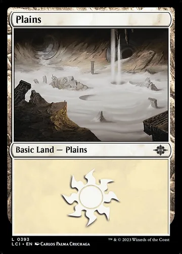 Plains 393, carta de Magic: The Gathering de The Lost Caverns of Ixalan