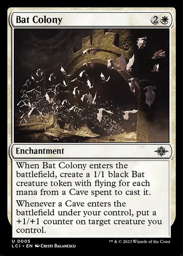 Bat Colony 5, carta de Magic: The Gathering de The Lost Caverns of Ixalan