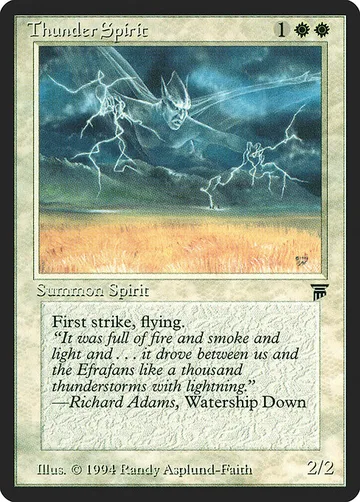 Thunder Spirit 39, carta de Magic: The Gathering de Legends