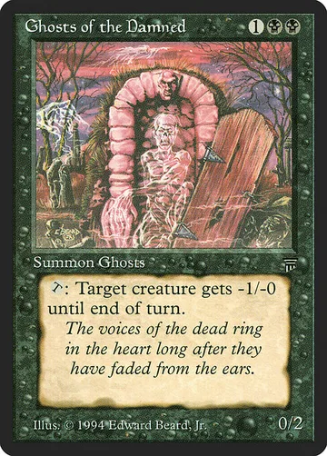 Ghosts of the Damned 98, carta de Magic: The Gathering de Legends