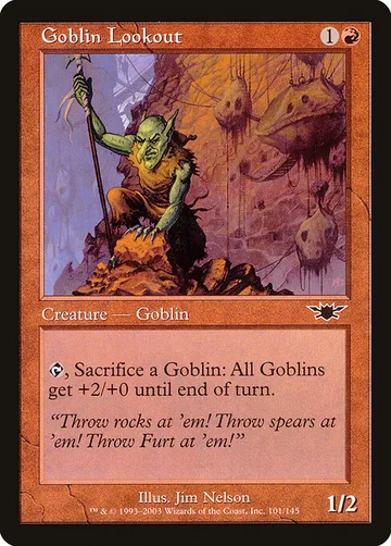 Goblin Lookout 101, carta de Magic: The Gathering de Legions