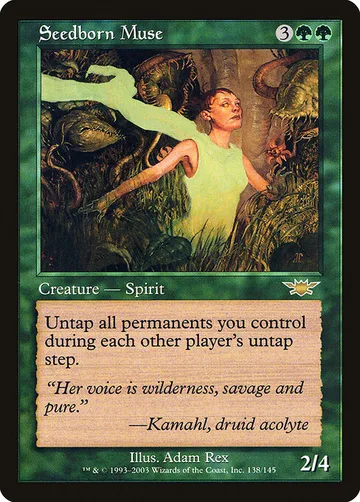 Seedborn Muse 138, carta de Magic: The Gathering de Legions