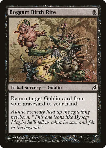 Boggart Birth Rite 101, carta de Magic: The Gathering de Lorwyn