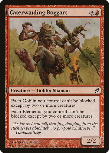 Caterwauling Boggart 157, carta de Magic: The Gathering de Lorwyn