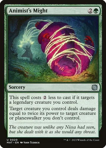 Animist's Might 20
