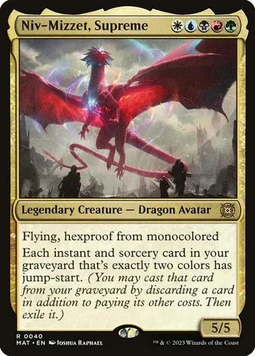 Niv-Mizzet, Supreme 40, carta de Magic: The Gathering de March of the Machine: The Aftermath