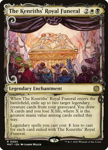 The Kenriths' Royal Funeral 84, carta de Magic: The Gathering de March of the Machine: The Aftermath