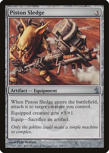 Piston Sledge 124, carta de Magic: The Gathering de Mirrodin Besieged
