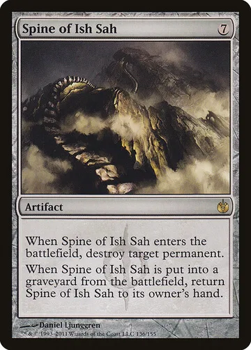Spine of Ish Sah 136, carta de Magic: The Gathering de Mirrodin Besieged