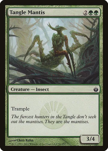 Tangle Mantis 91, carta de Magic: The Gathering de Mirrodin Besieged