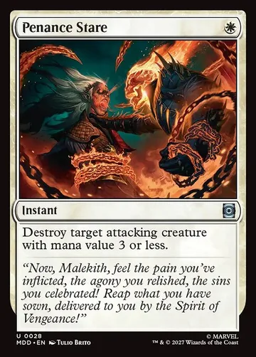 Penance Stare 28, carta de Magic: The Gathering de Marvel: Darkhold Destiny