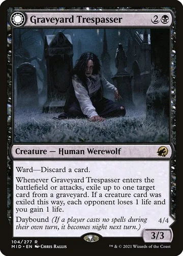 Graveyard Trespasser // Graveyard Glutton 104