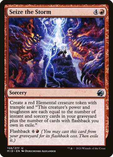 Seize the Storm 158, carta de Magic: The Gathering de Innistrad: Midnight Hunt
