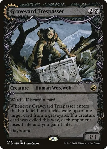 Graveyard Trespasser // Graveyard Glutton 290