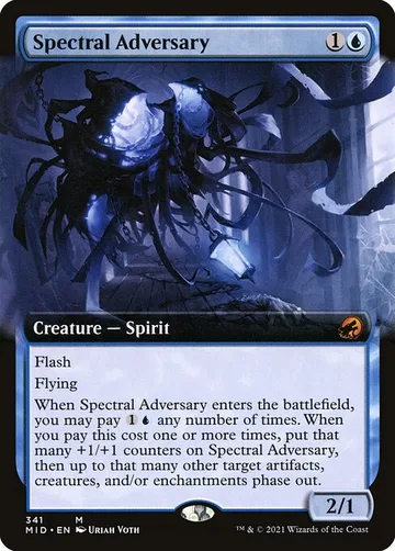Spectral Adversary 341, carta de Magic: The Gathering de Innistrad: Midnight Hunt
