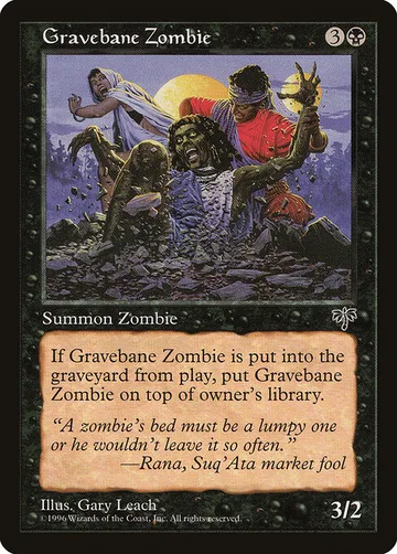 Gravebane Zombie 127, carta de Magic: The Gathering de Mirage