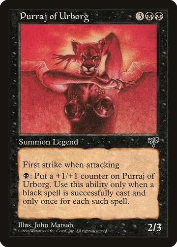 Purraj of Urborg 135, carta de Magic: The Gathering de Mirage