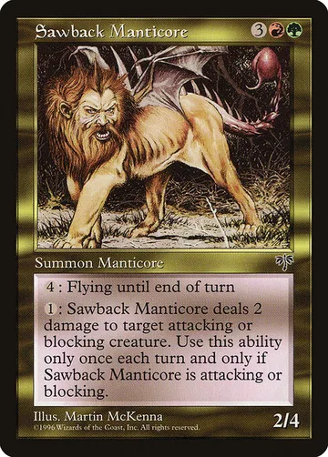 Sawback Manticore 281