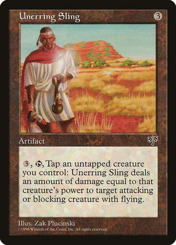 Unerring Sling 322, carta de Magic: The Gathering de Mirage