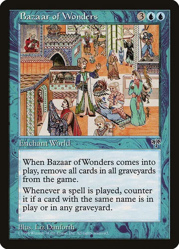 Bazaar of Wonders 55, carta de Magic: The Gathering de Mirage