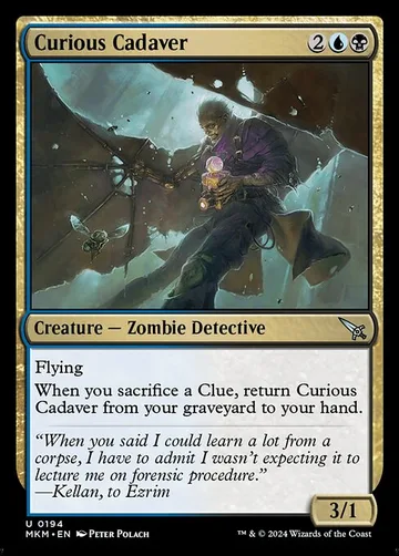 Curious Cadaver 194, carta de Magic: The Gathering de Murders at Karlov Manor