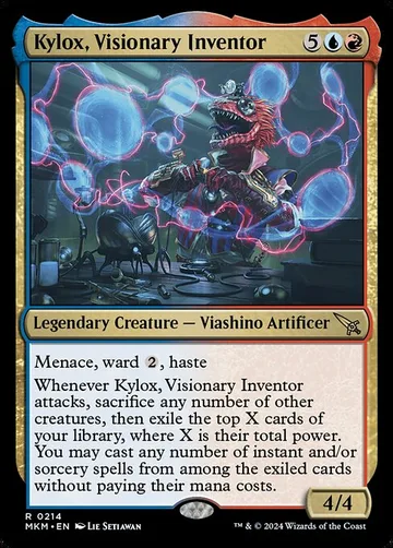 Kylox, Visionary Inventor 214, carta de Magic: The Gathering de Murders at Karlov Manor