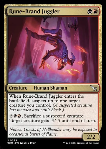 Rune-Brand Juggler 229