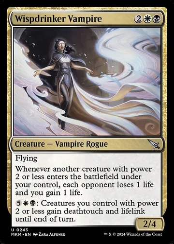 Wispdrinker Vampire 243, carta de Magic: The Gathering de Murders at Karlov Manor
